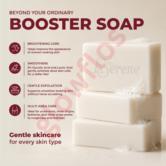 Authentic Kserene Kilibum Whitening Soap for Gluteal Dark Spot Correction Body Acne Treatment and Smooth Skin Texture Exfoliation