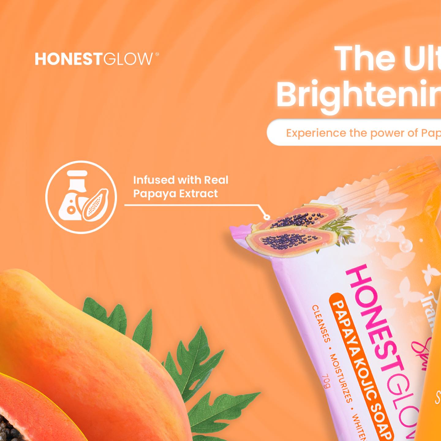 Honest glow Papaya Soap