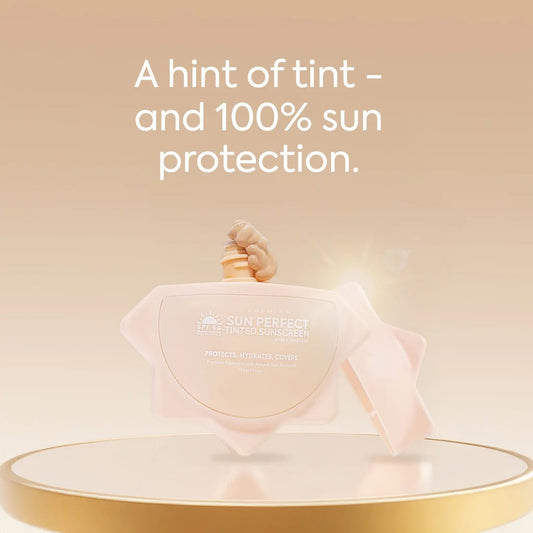 Hikari Skin Ultra Fresh Tinted Sunscreen SPF 50 Broad Spectrum Facial Sunblock with Universal Skin Blurring Sheer Coverage Tint and Oil Control for Zero White Cast Soft Matte Glass Skin