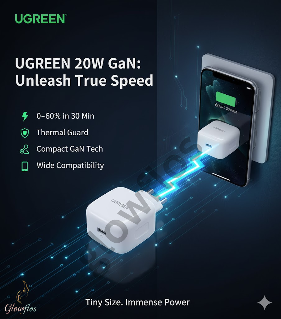 UGREEN USB-C GaN Fast Adopter 20W