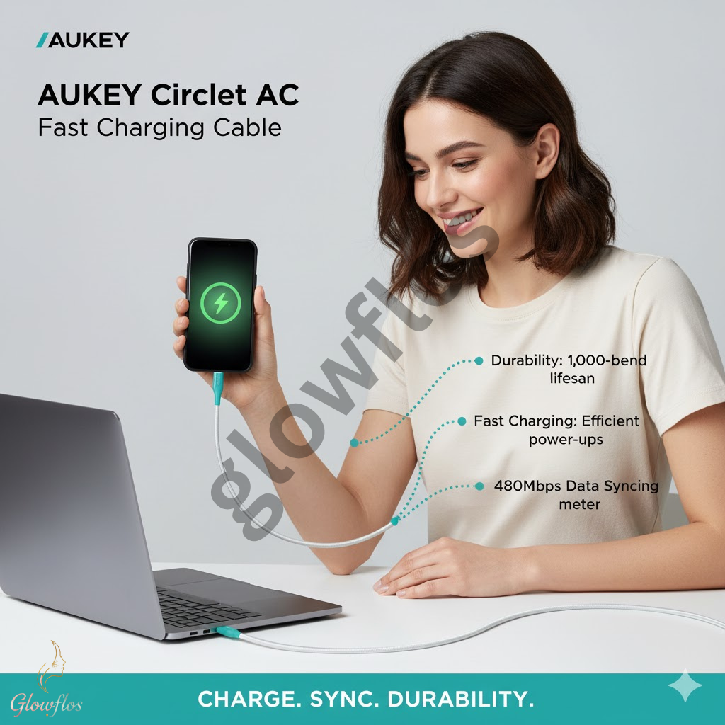 AUKEY Circlet AC 1M USB-A TO USB-C Cable