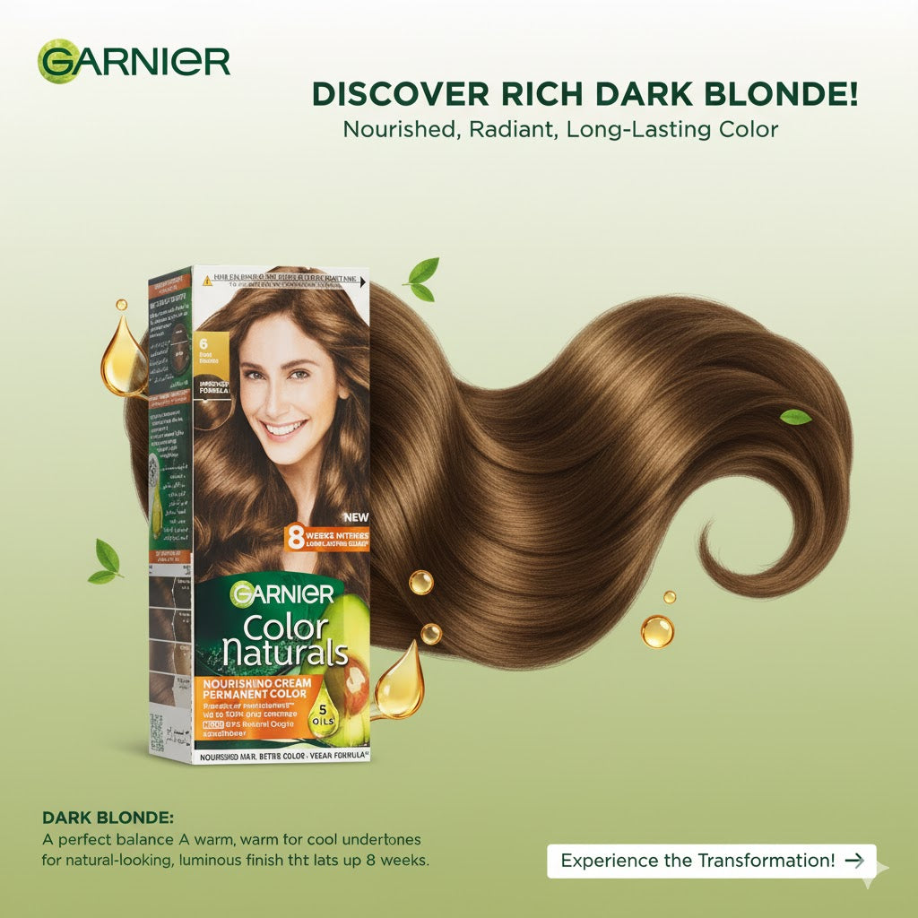Garnier Hair Color 6 Dark Blonde