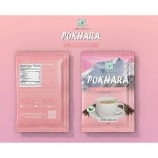 Pokhara Cappuccino Coffee instant coffee mix with rich creamy foam and smooth coffee flavor