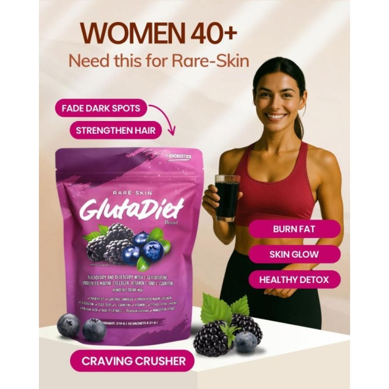 Rare Skin Glutadiet dietary supplement for daily wellness and healthy-looking skin