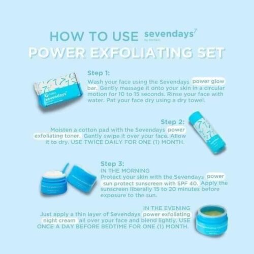 Seven days Power Exfoliating Set
