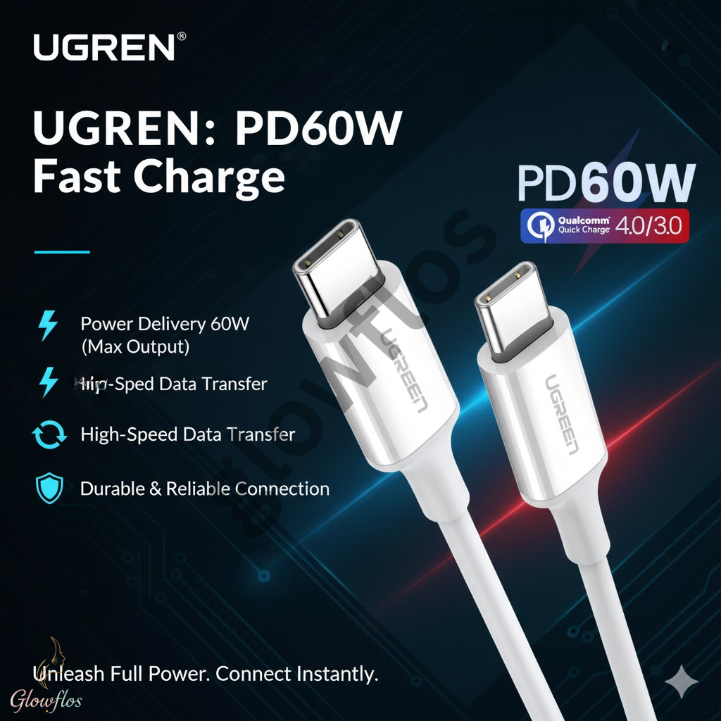 UGREEN TypeC-C Cable US286 3M BIK