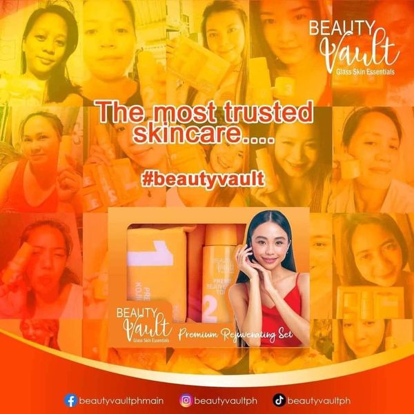 Authentic Beauty Vault Glass Skin Rejuvenating Set 4-in-1 Intensive Skincare Kit with Kojic Soap Toner Rejuvenating Night Cream and Tinted Sunblock SPF 45 for Advanced Acne Treatment Dark Spot Peeling and Flawless Glass Skin