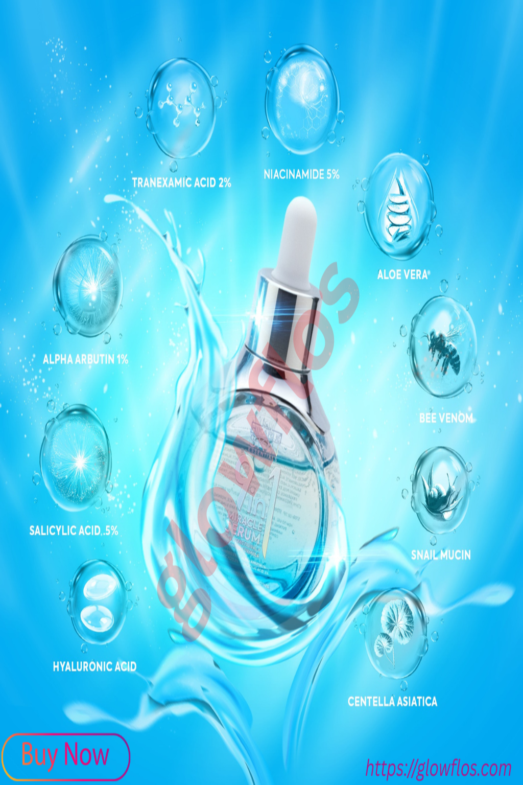 Hikari Skin Essential 9 IN 1 Miracle Serum for bright, smooth, and hydrated glowing skin