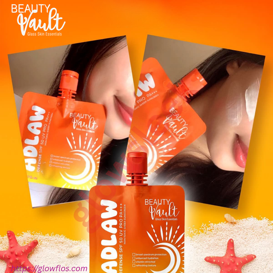 Beauty Vault Adlaw Sunscreen SPF 50 PA+++ lightweight daily facial sunscreen with broad-spectrum UV protection