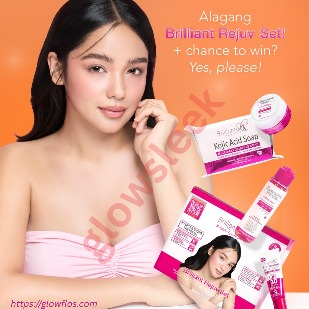Brilliant Rejuv Set and Whitening Set Combo for bright, smooth, and radiant skin