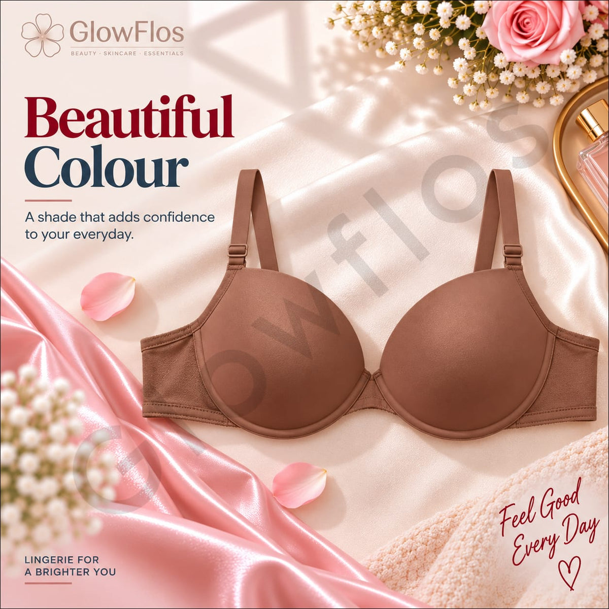 Elegant Lace Padded Bra