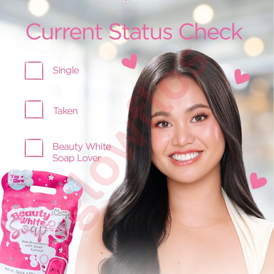 Authentic You Glow Babe Beauty White Soap Glutathione Kojic Acid and Alpha Arbutin Cleansing Bar for High Potency Full Body Whitening Acne Treatment Dark Spot Correction and Radiant Glass Skin