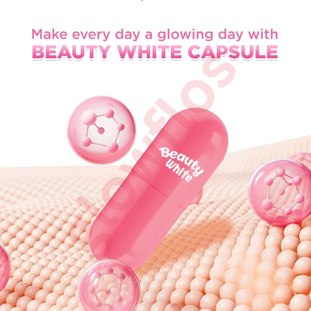 Authentic You Glow Babe Beauty White Capsules Glutathione and Marine Collagen Dietary Supplement with Vitamin C and Garcinia Cambogia for High Potency Full Body Whitening Anti Aging Skin Tightening and Slimming Weight Management