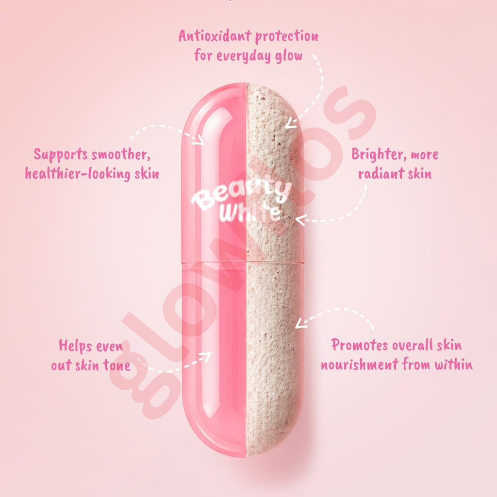 Authentic You Glow Babe Beauty White Capsules Glutathione and Marine Collagen Dietary Supplement with Vitamin C and Garcinia Cambogia for High Potency Full Body Whitening Anti Aging Skin Tightening and Slimming Weight Management