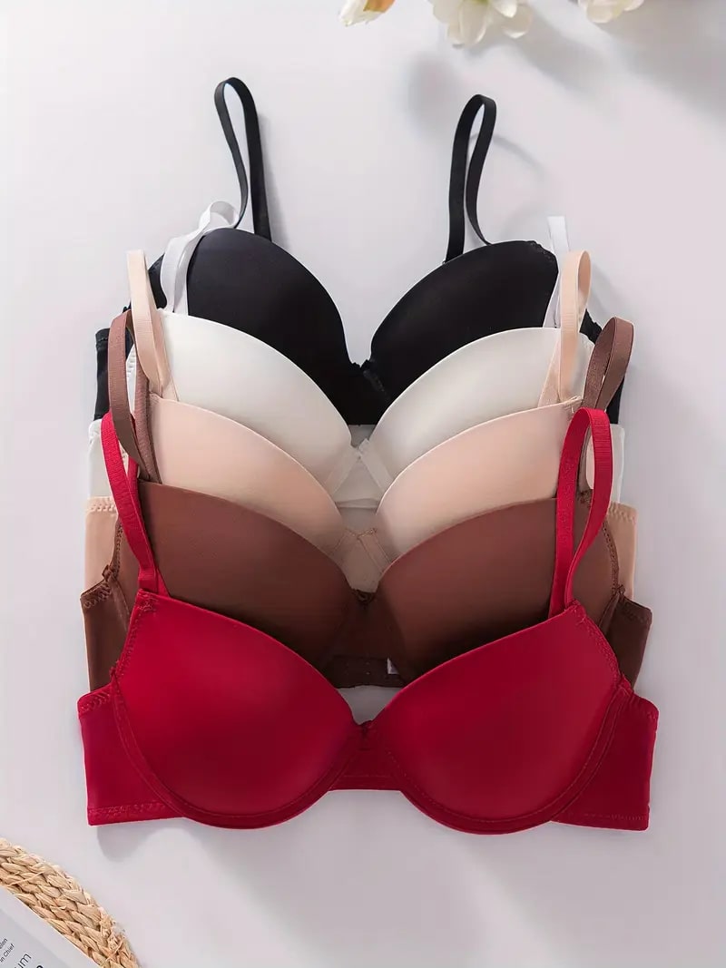 Seamless Floral Lace Underwire Bra