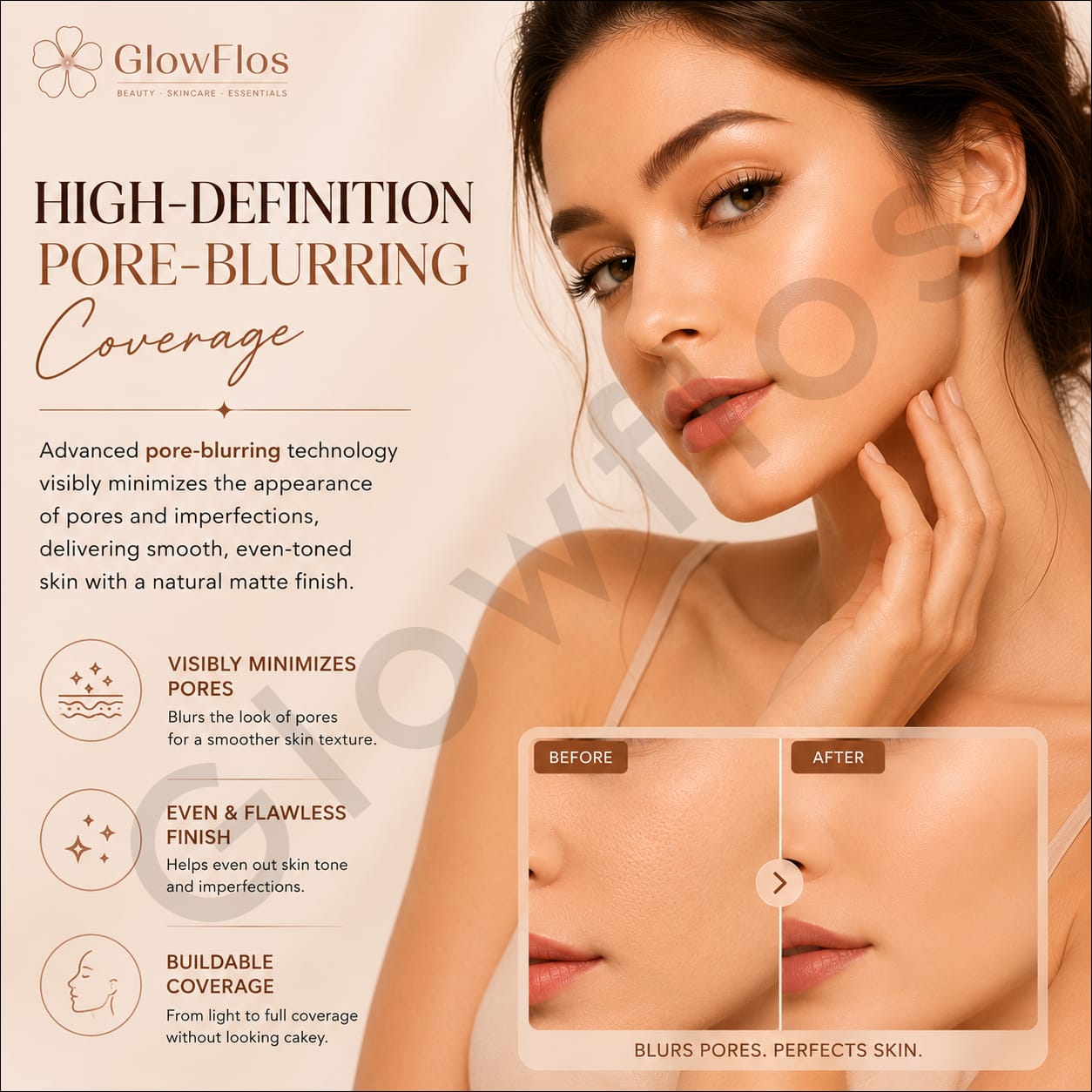 Catrice 18H HD Matte Powder Foundation – 020N