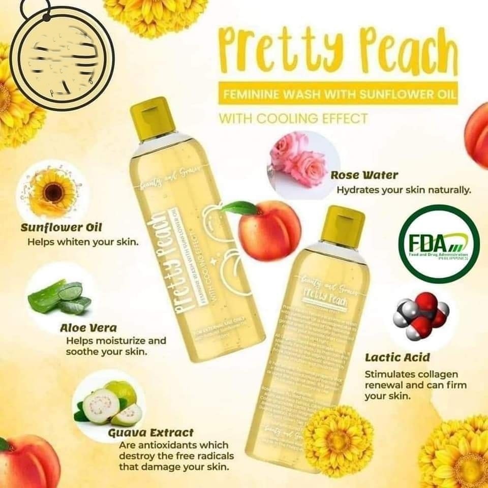 Pretty Peach Feminine wash