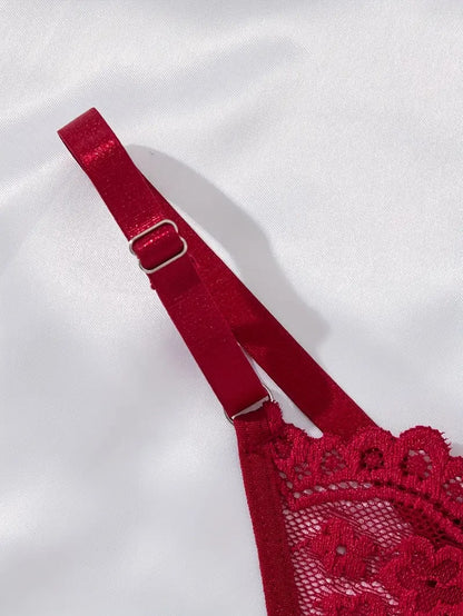Elegant Solid Color Sexy Short Nightgown