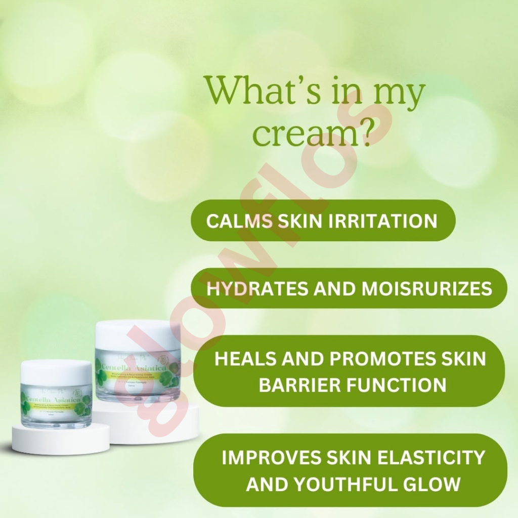 Her Choice PH Cica set items including facial foam wash toner serum and moisturizing cream