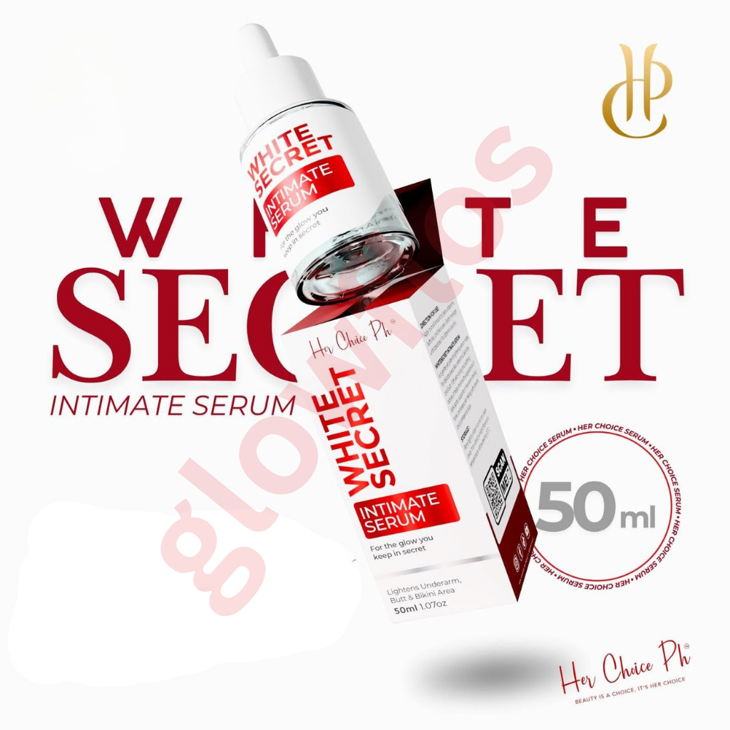 Her Choice PH White Secret Renewal Intimate Serum Duo 100ml targeted skin renewal set packaging