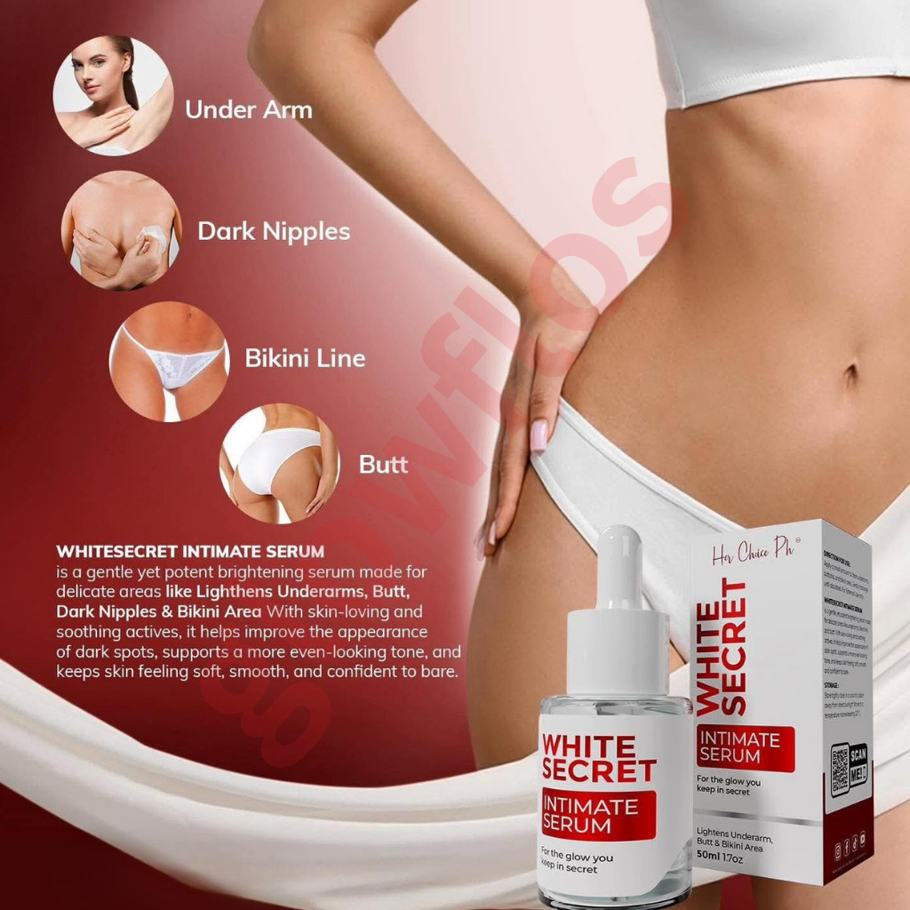 Her Choice PH White Secret Renewal Intimate Serum Duo 100ml targeted skin renewal set packaging