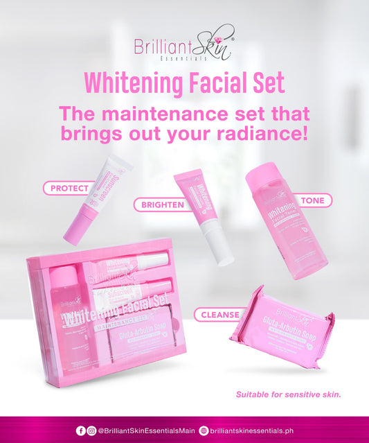 Brilliant Rejuv Set and Whitening Set Combo for bright, smooth, and radiant skin
