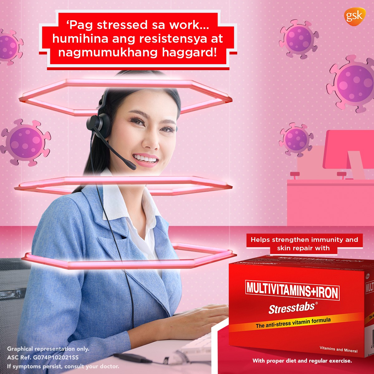 Stresstabs Multivitamins + Iron