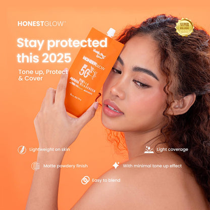 Honest glow Tinted Papaya Sunscreen
