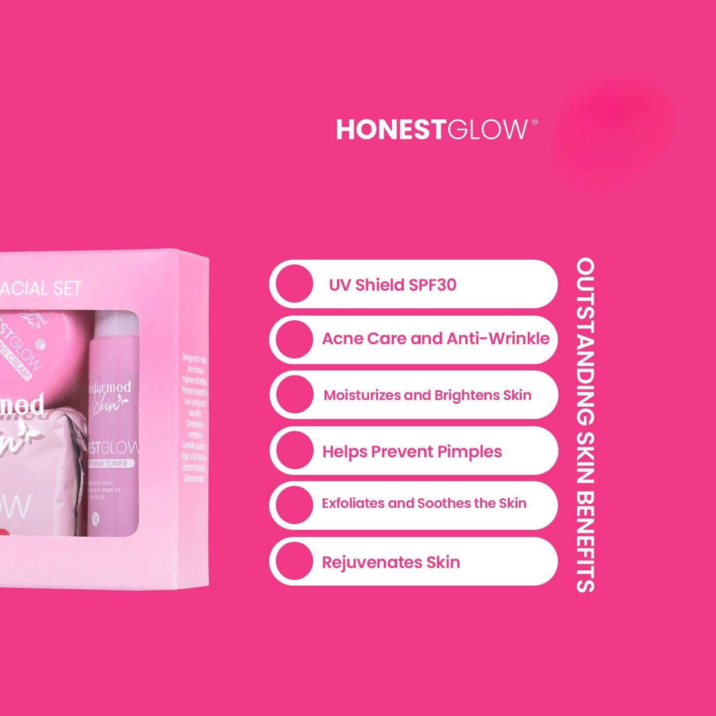 Honest glow Facial Set