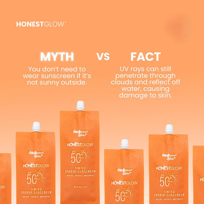 Honest glow Tinted Papaya Sunscreen