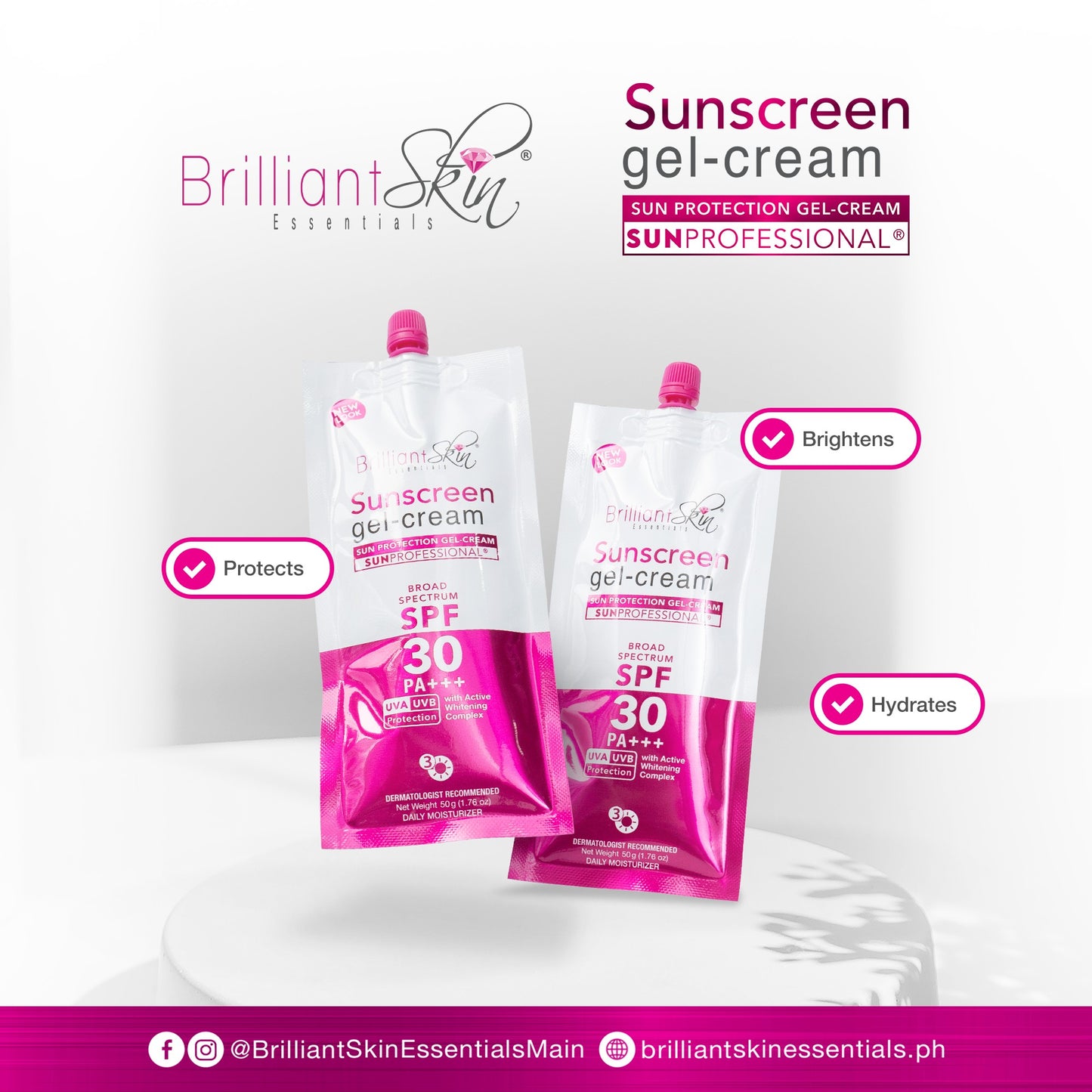 Brilliant Sunscreen Gel Cream