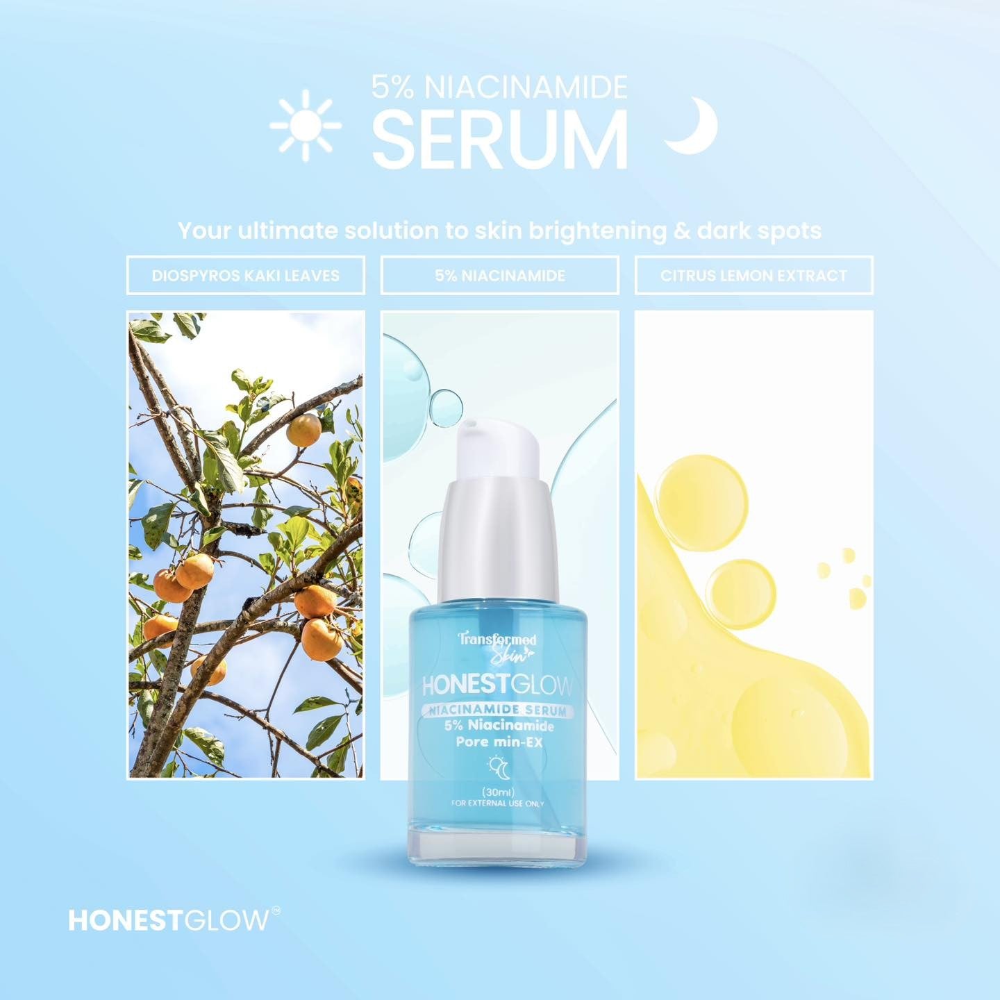 Honest glow Niacinamide Serum