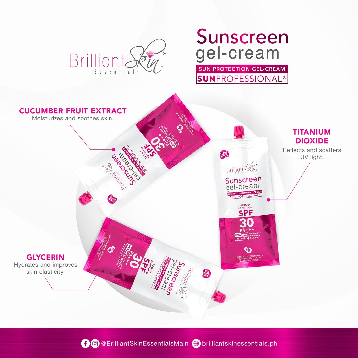 Brilliant Sunscreen Gel Cream
