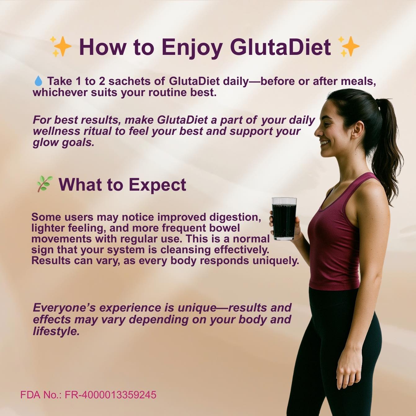 Rare Skin Glutadiet dietary supplement for daily wellness and healthy-looking skin