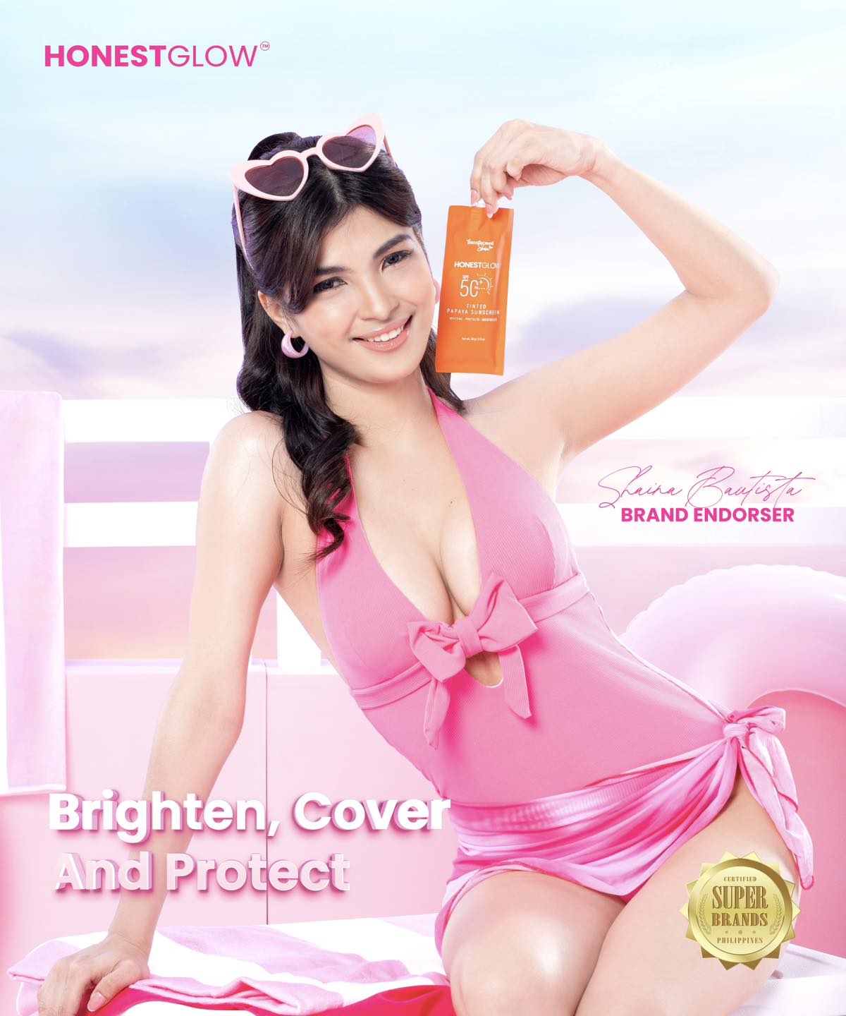Honest glow Tinted Papaya Sunscreen