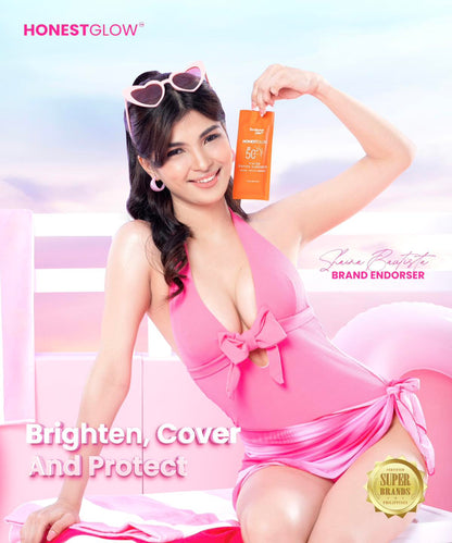 Honest glow Tinted Papaya Sunscreen