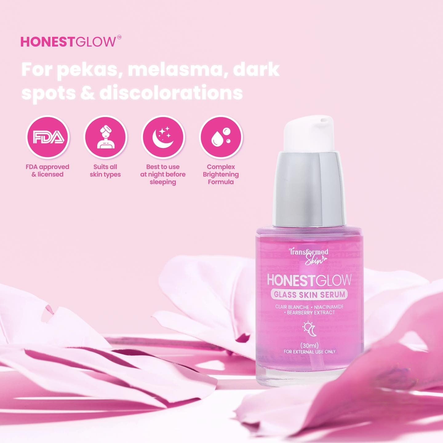 Honest glow Glass Skin Serum