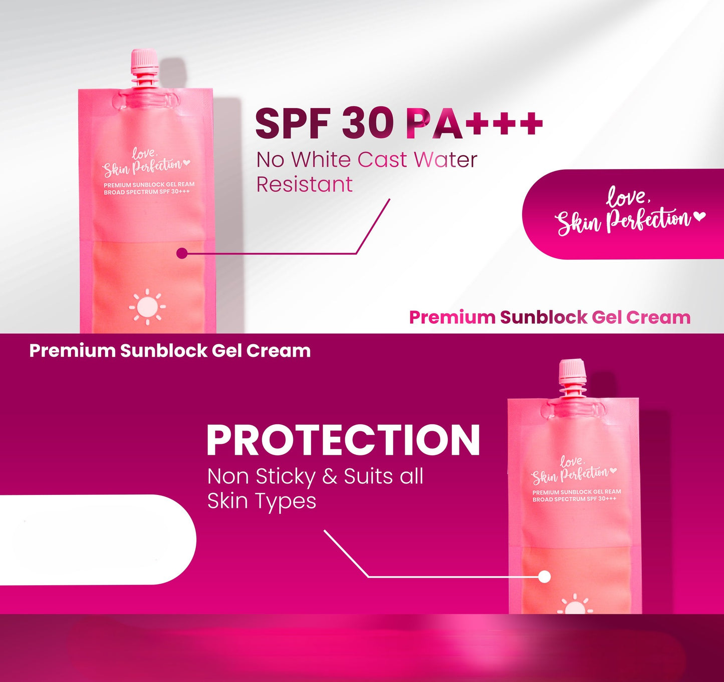 Skin Perfection Premium Sunscreen Gel Cream