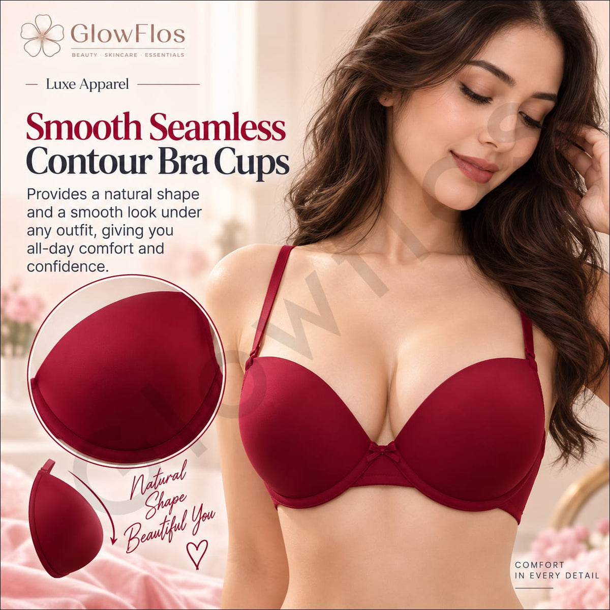 Elegant Lace Padded Bra