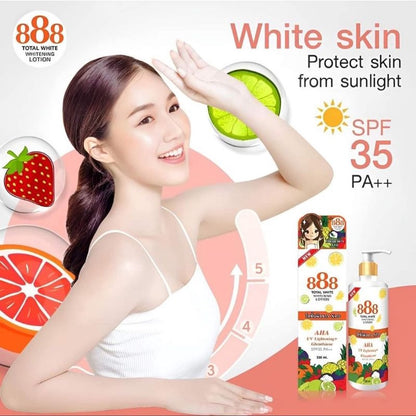 888 Total White Whitening Lotion