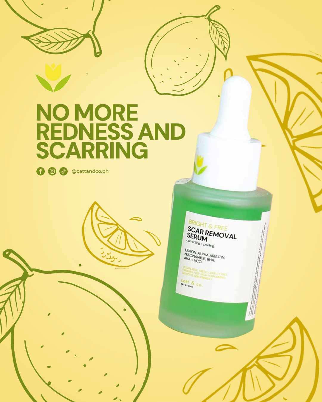 Bright & free Scar Removal Serum