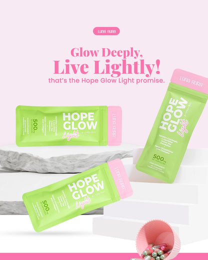 Luna Aura Hope Glow Light skincare product for radiant, glowing, and healthy-looking skin