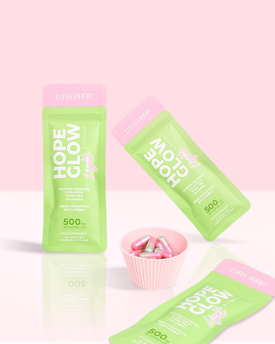 Luna Aura Hope Glow Light skincare product for radiant, glowing, and healthy-looking skin