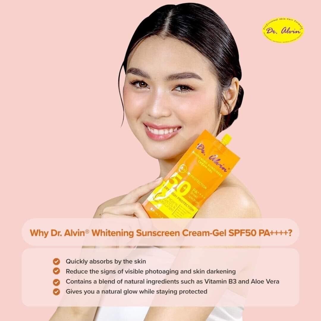 Dr Alvin Whitening Sunscreen Gel Cream