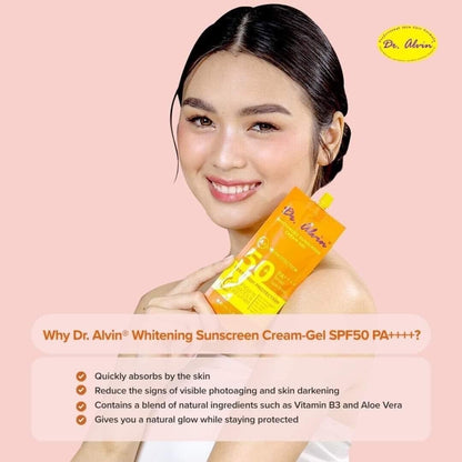 Dr Alvin Whitening Sunscreen Gel Cream