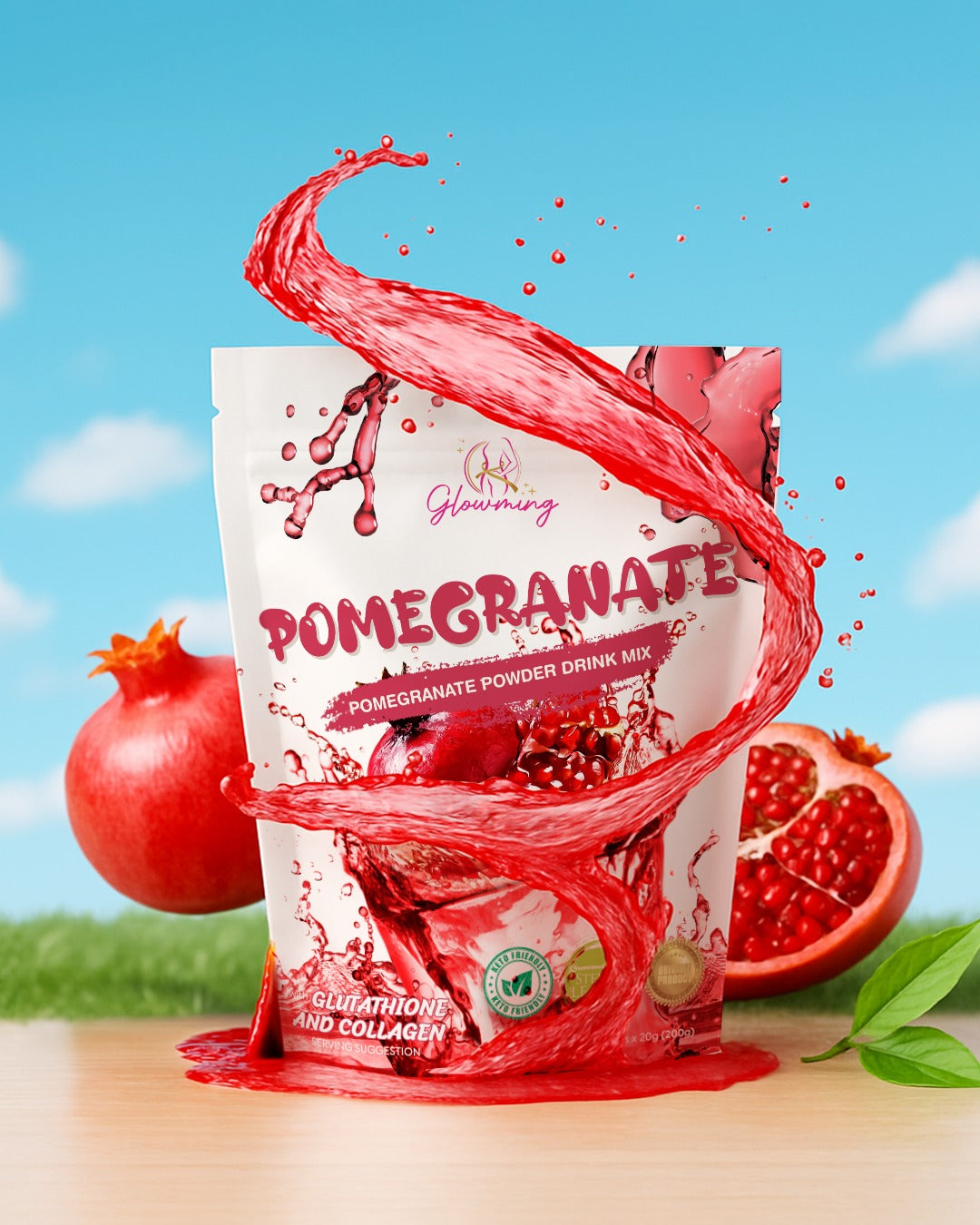 Glowming Pomegranate
