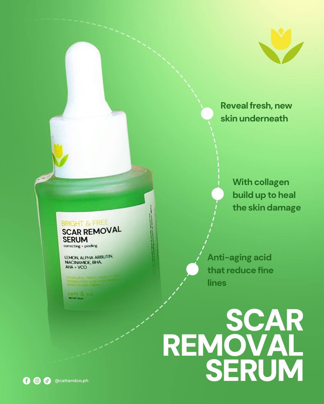 Bright & free Scar Removal Serum