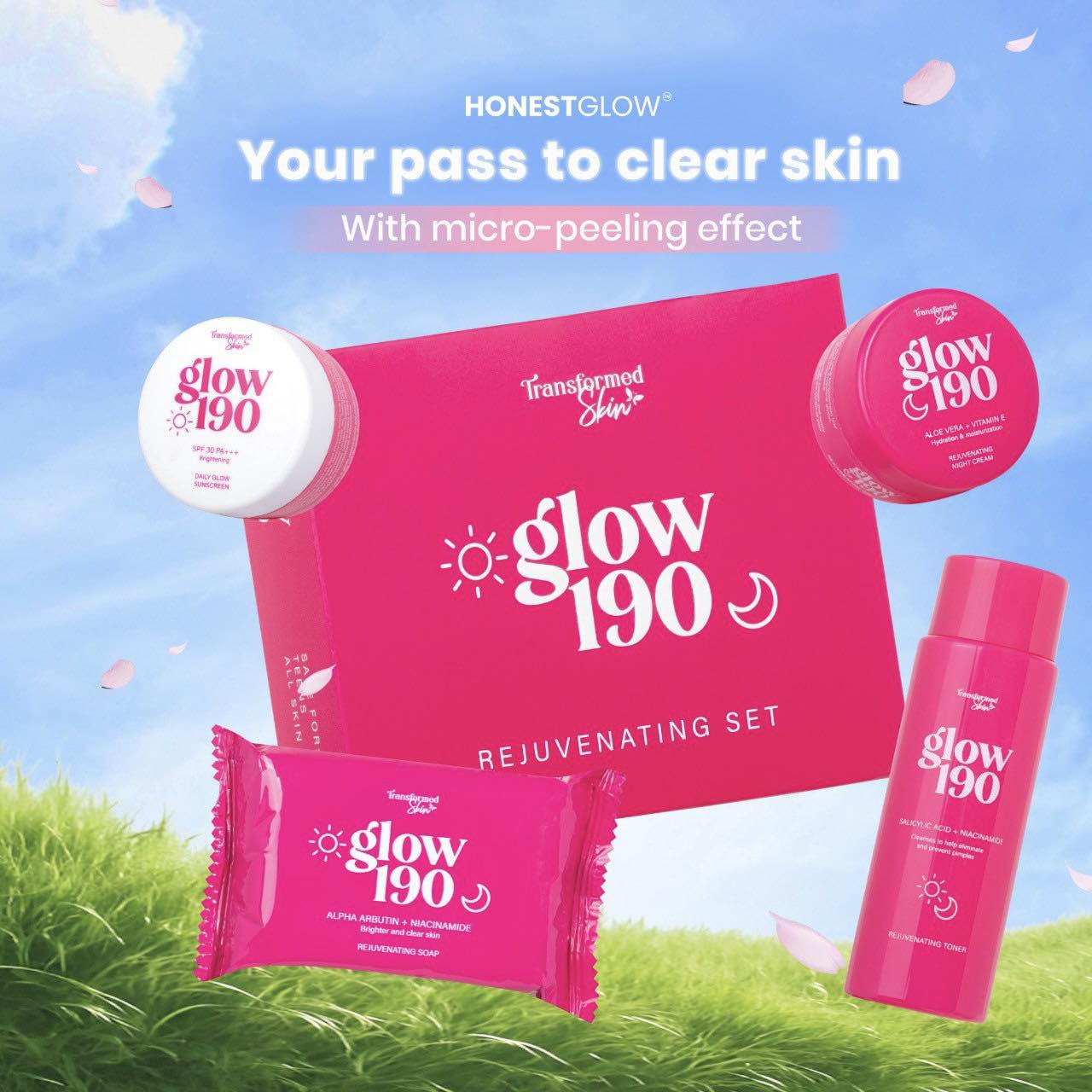 Honest glow 190 Rejuvenating Set