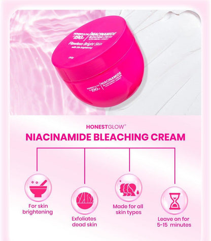 Honest glow 190 Niacinamide Bleaching Cream