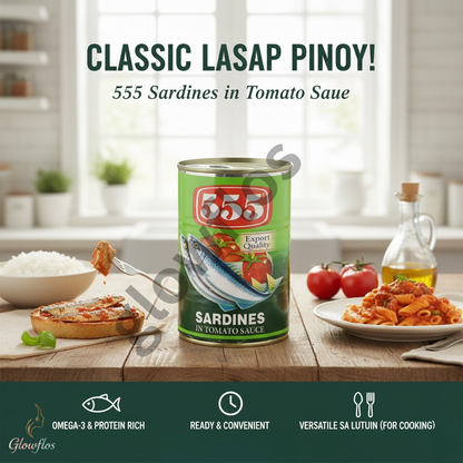 555 sardines in tomato sauce